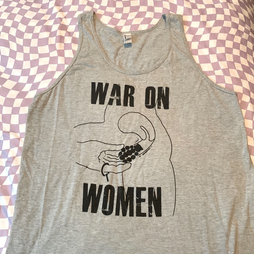 War on Women tank top (band)